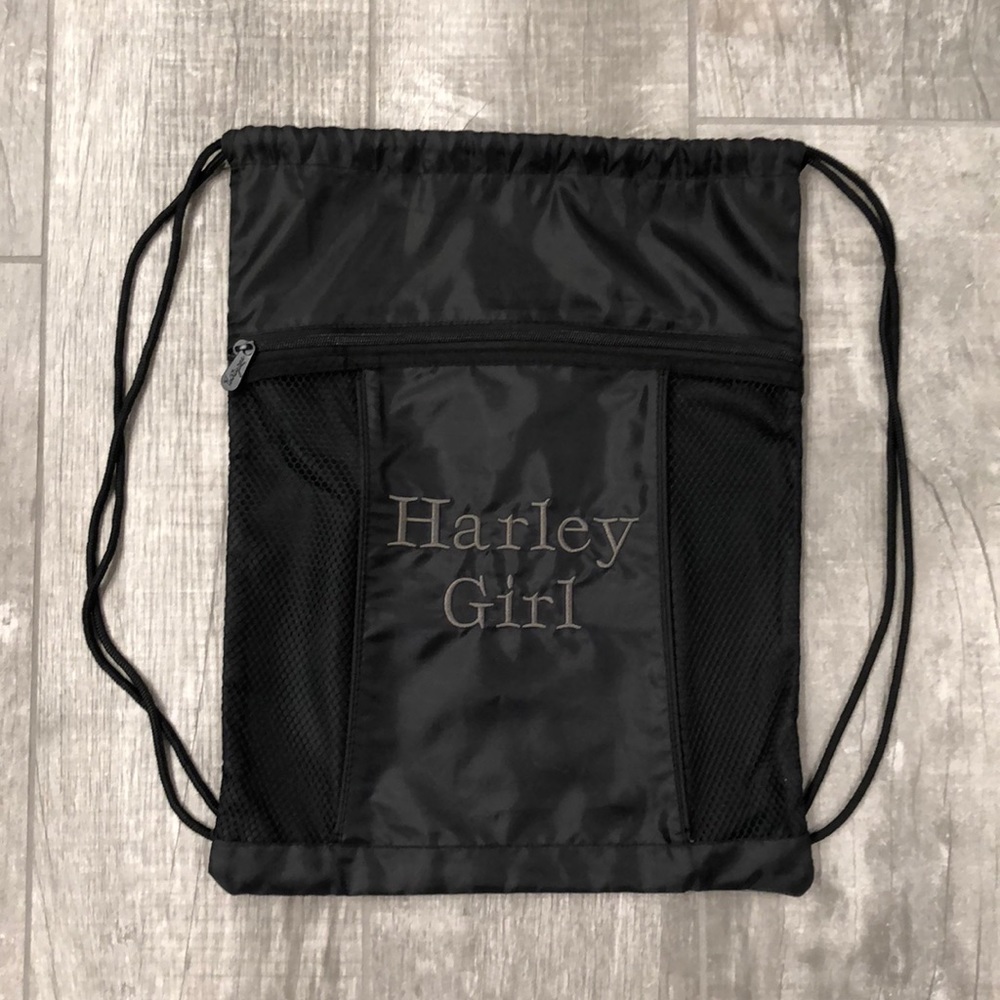 Thirtyone black backpack cinch sac Harley Girl